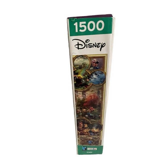 Ceaco Disney Thomas Kinkade 1500 Piece Jigsaw Puzzle Mickey Mouse Theme Complete - Picture 6 of 13